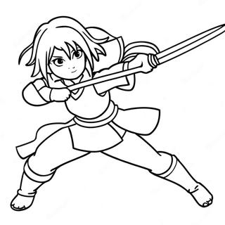 Sakura Haruno In Strijdhouding Kleurplaat 23964-22084