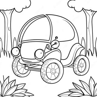 Garten Van Banban 4 Buggy Huggy Kleurplaten