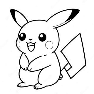 Gedetailleerde Pikachu Kleurplaat 24145-22217