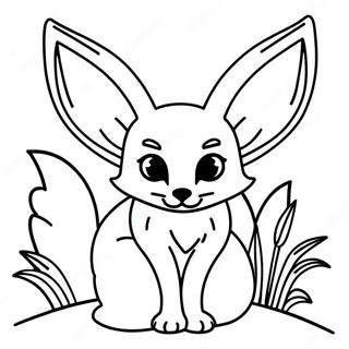 Fennec Vos Kleurplaat 24224-22278