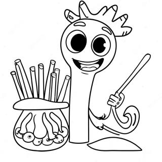 Forky Kleurplaten