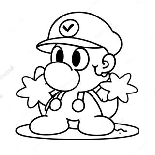 Cappy Mario Odyssey Kleurplaten