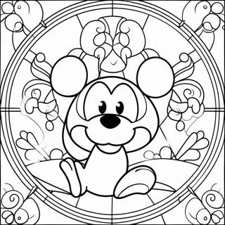 Disney Glas In Lood Kleurplaat 24544-22534