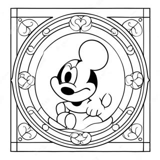 Disney Glas In Lood Kleurplaat 24544-22536