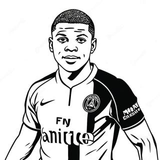 Mbappe Kleurplaat 2512-2042