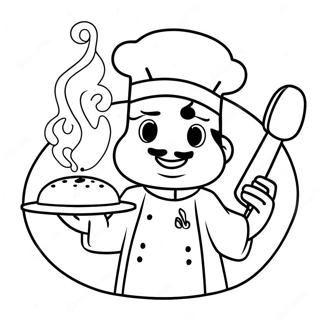 Chef Kleurplaat 25285-23120