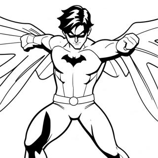 Nightwing Kleurplaat 25395-23205