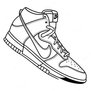 Nike Dunks Kleurplaat 25485-23278