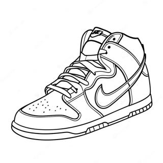 Nike Dunks Kleurplaat 25485-23280