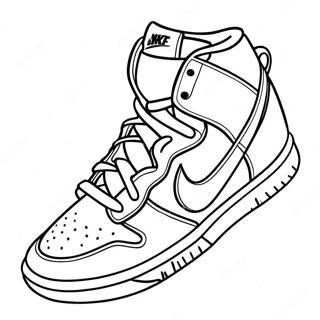 Nike Dunks Kleurplaat 25485-23466