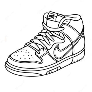 Nike Dunks Kleurplaat 25485-23467