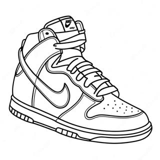 Nike Dunks Kleurplaat 25485-23468