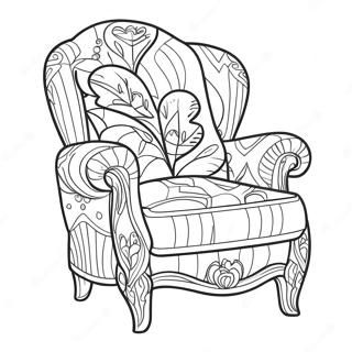 Gezellige Fauteuil Kleurplaat 25496-23291