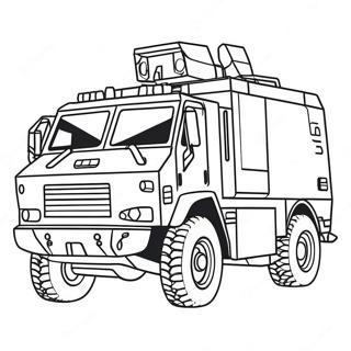 Swat Truck Kleurplaat 25756-23676