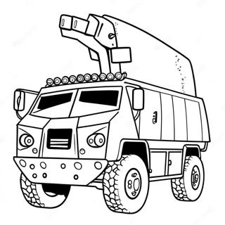 Gepantserde Swat Truck Kleurplaat 25757-23680