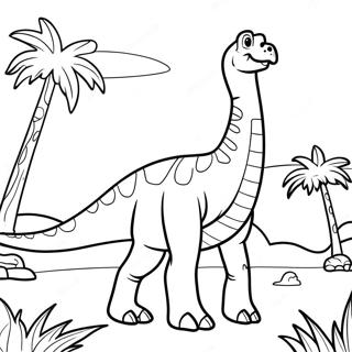 Brachiosaurus Kleurplaten