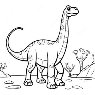 Brachiosaurus Kleurplaat 26006-23874