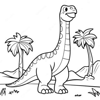 Brachiosaurus Kleurplaat 26006-23876