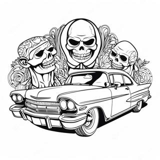 Chicano Lowrider Kleurplaat 26146-23987