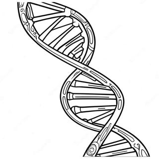 Kleurige Dna Streng Kleurplaat 26187-24021