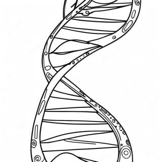 Kleurige Dna Streng Kleurplaat 26187-24023