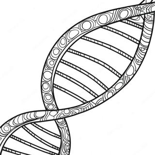 Kleurige Dna Streng Kleurplaat 26187-24024