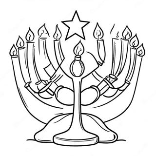 Hanukkah Kleurplaat 261-211