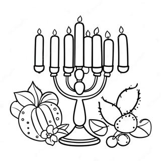 Hanukkah Kleurplaat 261-212