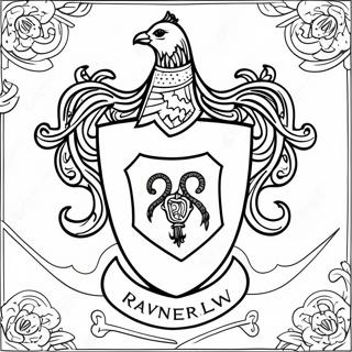 Ravenclaw Wapen Kleurplaat 26236-24059