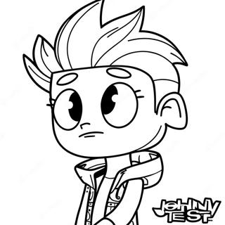 Johnny Test Kleurplaten