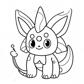 Vaporeon Kleurplaat 26442-24210