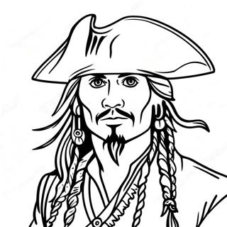 Jack Sparrow Avontuurlijke Kleurplaat 26603-24342