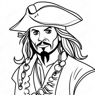 Jack Sparrow Avontuurlijke Kleurplaat 26603-24344