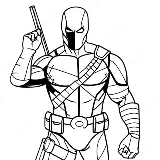 Deathstroke Kleurplaten