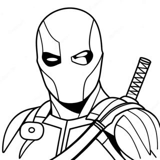 Deathstroke Kleurplaat 26632-24362