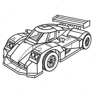 Snelle Lego Raceauto Kleurplaat 26683-24406