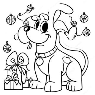 Scooby Doo Kerst Kleurplaat 26832-24522