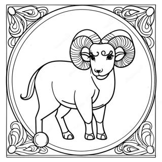 Ram Sterrenbeeld Kleurplaat 26962-24628