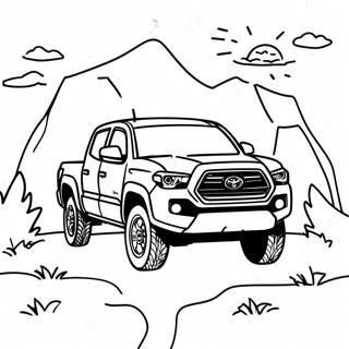 Toyota Tacoma Kleurplaten