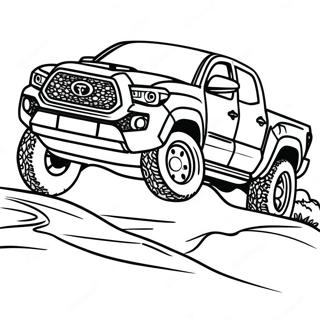 Classic Toyota Tacoma Off Road Kleurplaat 27334-24917