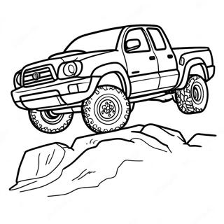 Classic Toyota Tacoma Off Road Kleurplaat 27334-24920