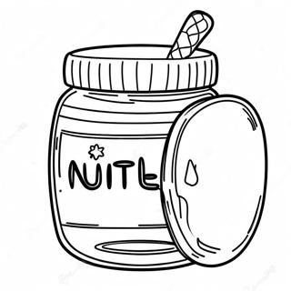 Nutella Pot Kleurplaat 27463-25020