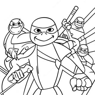 Opkomst Van De Tmnt Kleurplaten