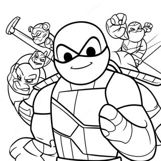 Opkomst Van De Tmnt Kleurplaat 27503-25050