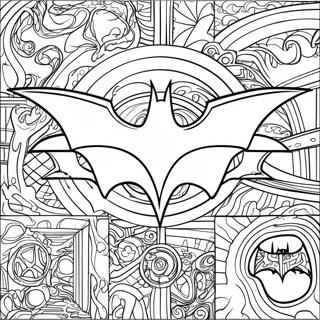 Batman Logo Kleurplaat 27553-25082