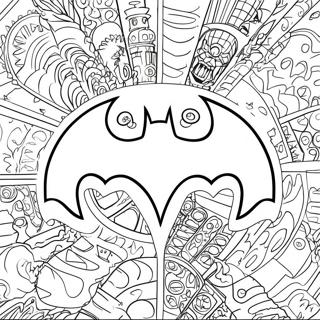 Batman Logo Kleurplaat 27553-25083