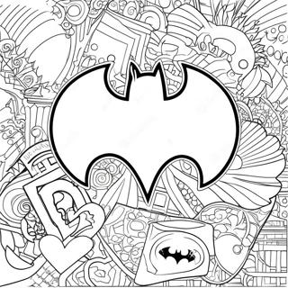 Batman Logo Kleurplaat 27553-25084