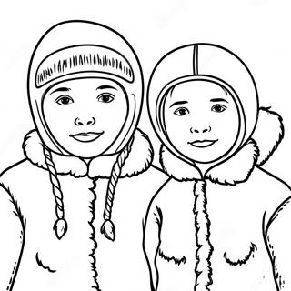 Eskimos Kleurplaat 27593-25114