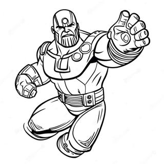 Kleurplaat Van Thanos Met De Infinity Gauntlet 27885-25341