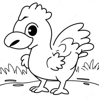 Chocobo Avontuur Kleurplaat 28025-25455